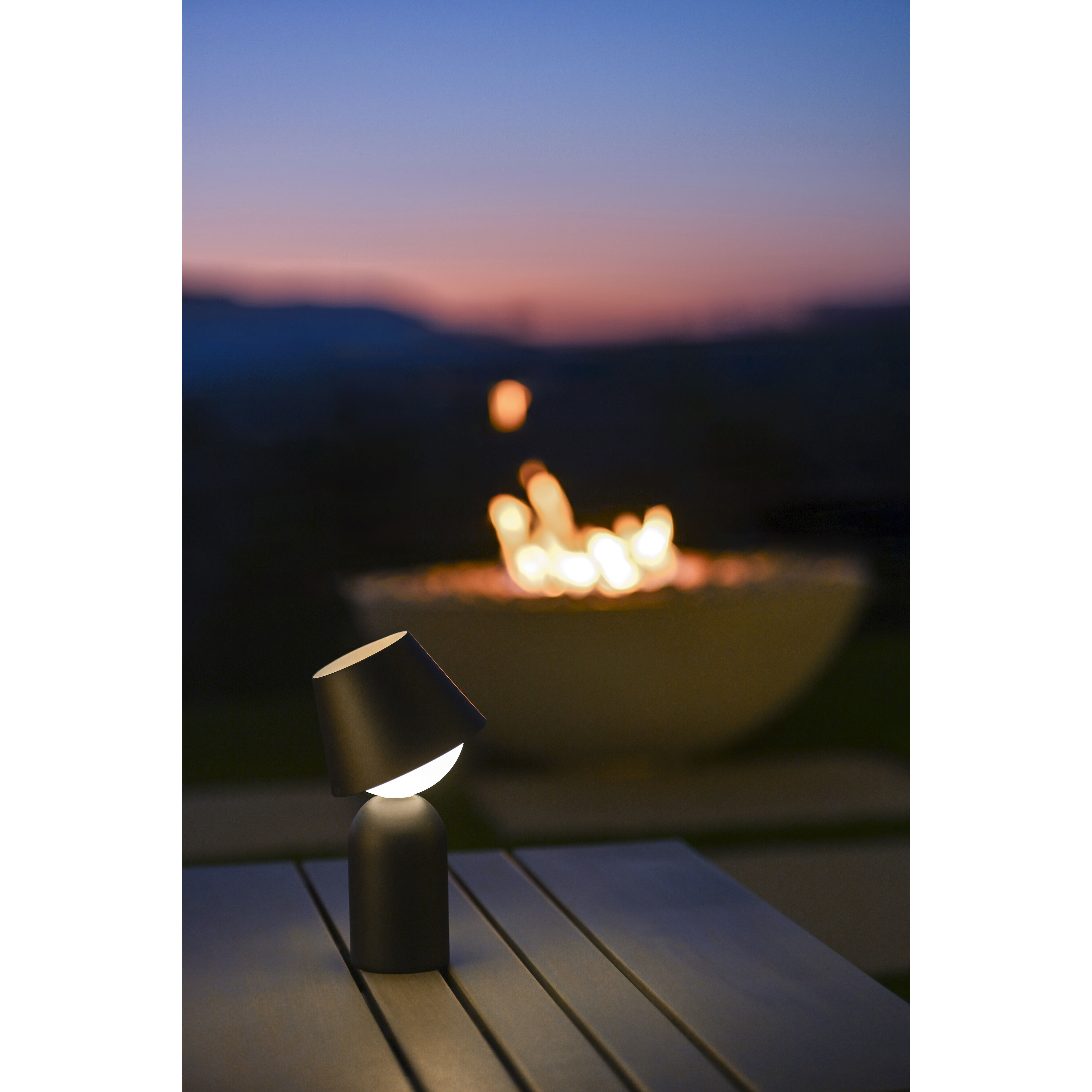 Guy LED 3.6 inch Matte Black Lantern